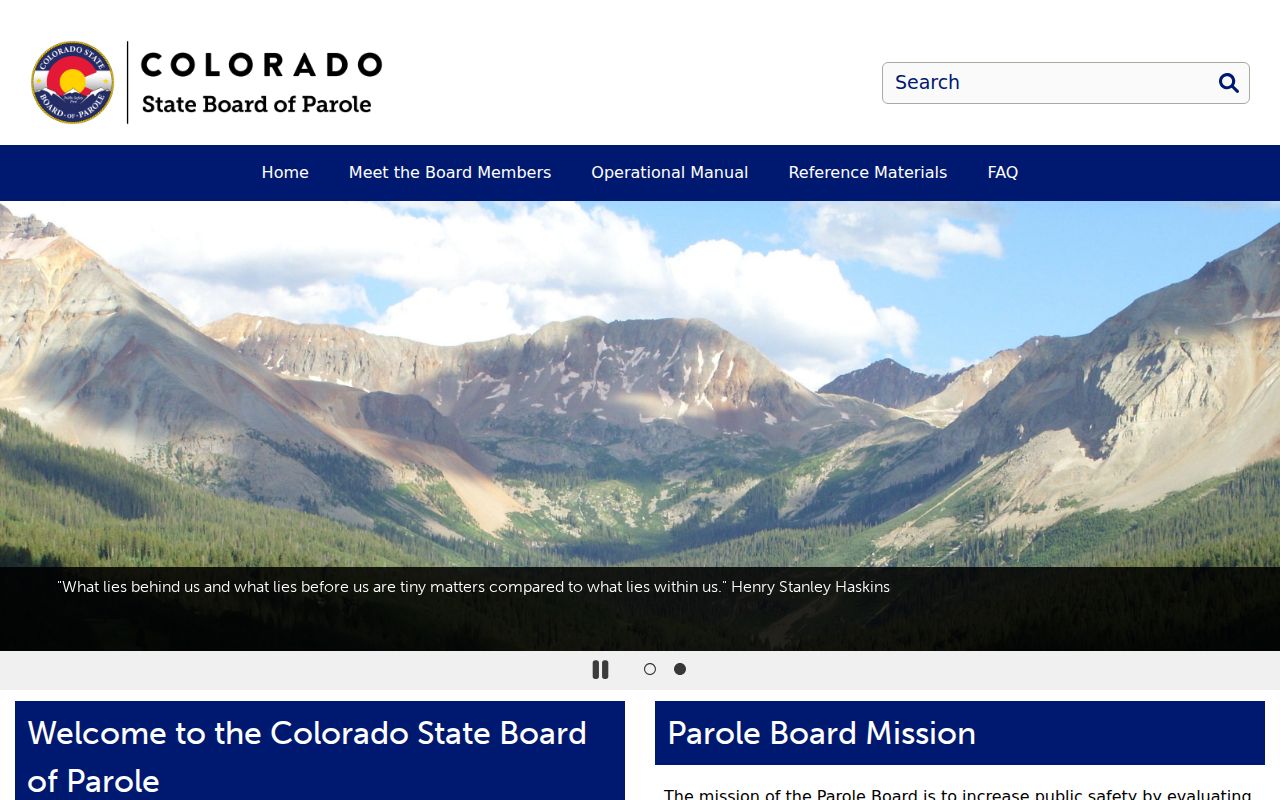 Cheyenne County criminal history and Colorado parole authority