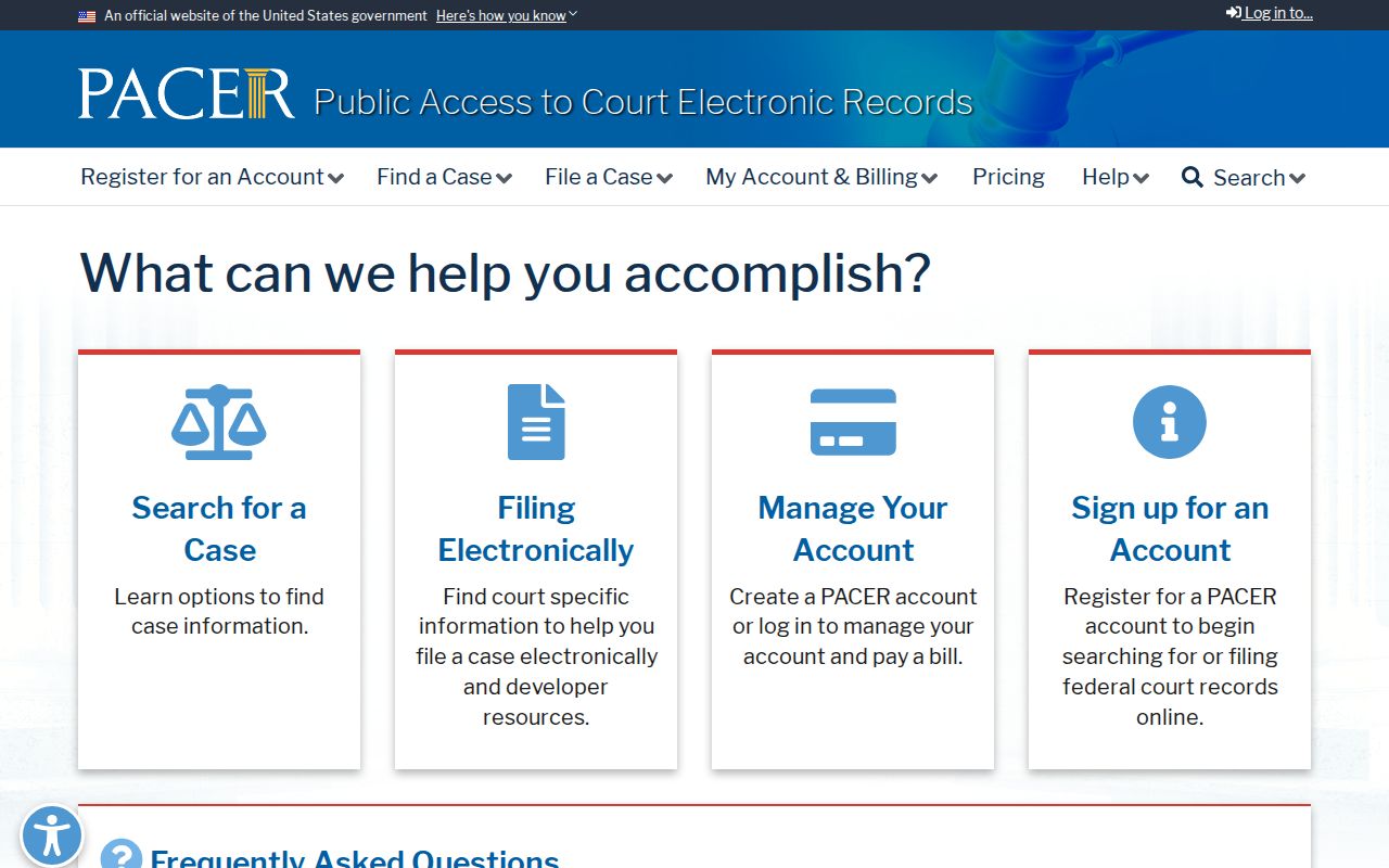 Cheyenne County criminal history federal PACER record search